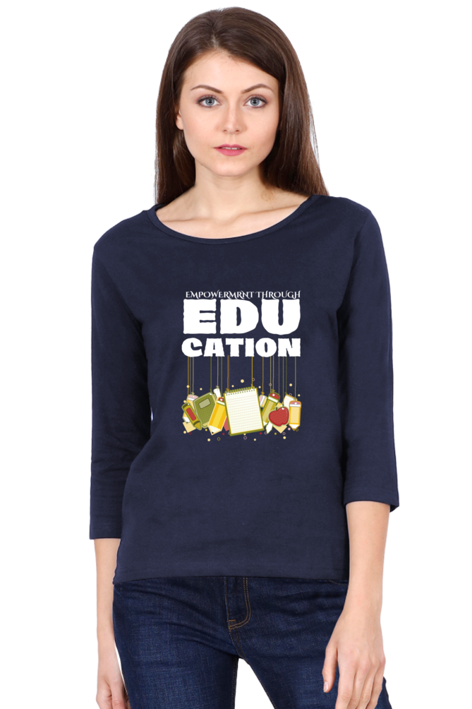 Empowerment Through Education Dark Shade Your Everyday Favorite Women's Tee