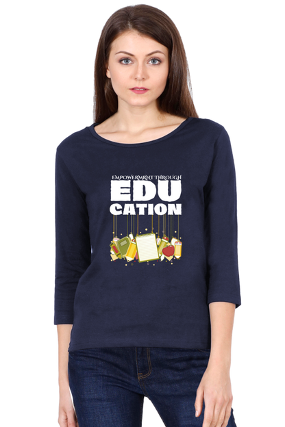 Empowerment Through Education Dark Shade Your Everyday Favorite Women's Tee