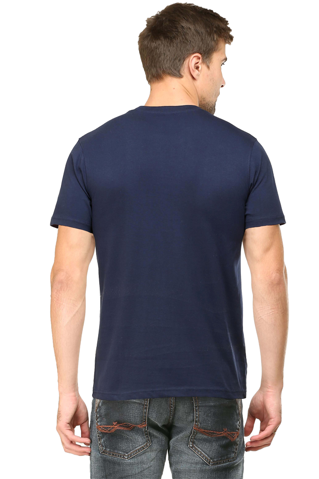 Born to Create Forced to Post Men's Round Neck Darker Shade T-shirt