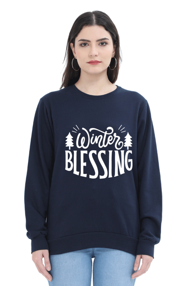 Winter Blessing Sweatshirt for Women