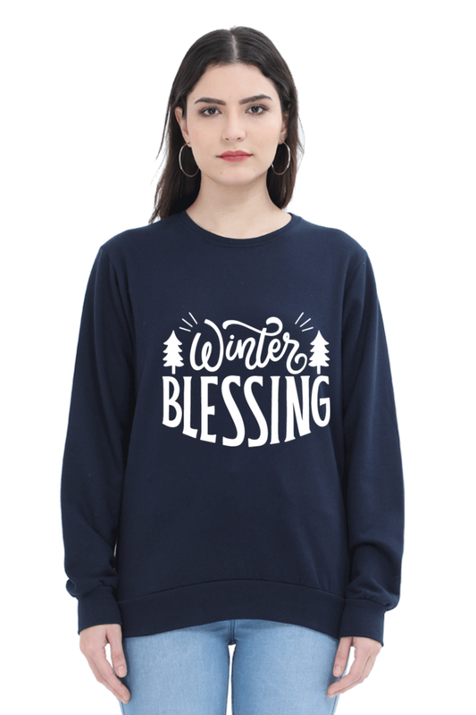 Winter Blessing Sweatshirt for Women
