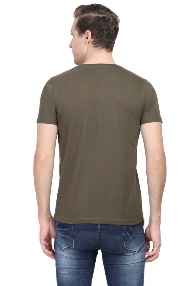 Be Your Own Content Men's Round Darker Shade T-Shirt