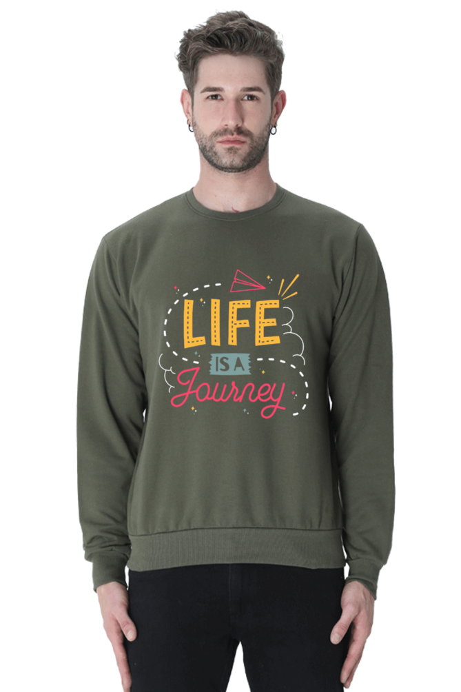 Life is a Journey Men Sweatshirt