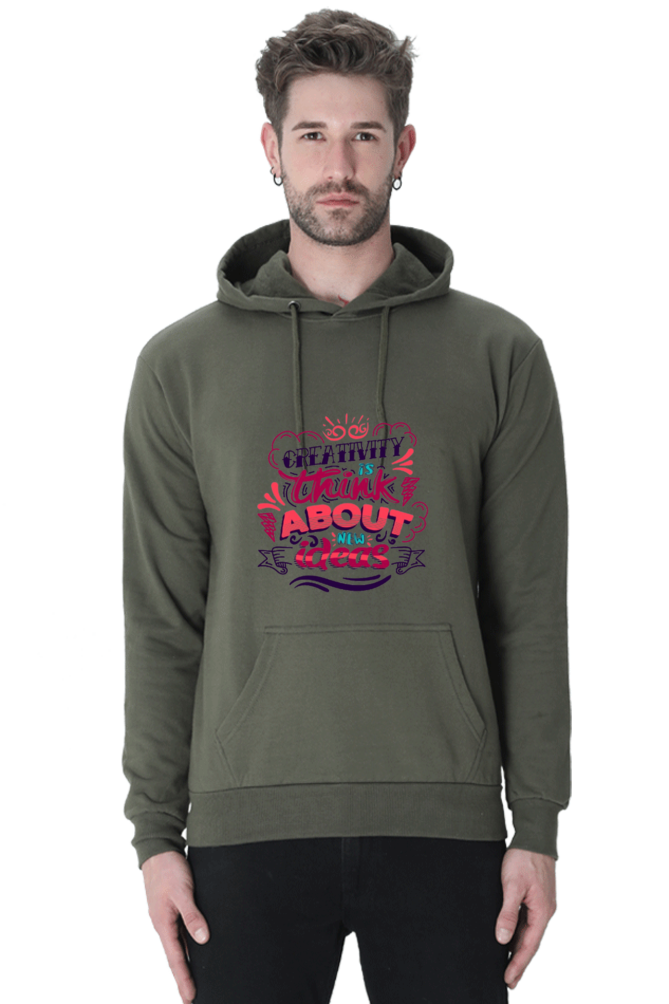 Creativity is Think New Ideas Men Hoodie Sweatshirt