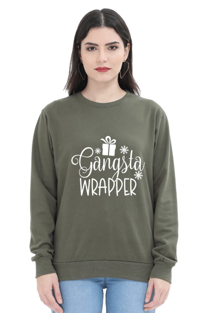 Gangsta Wrapper Sweatshirt for Women