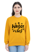 Winter Vibes Lighter Shade Sweatshirt for Women