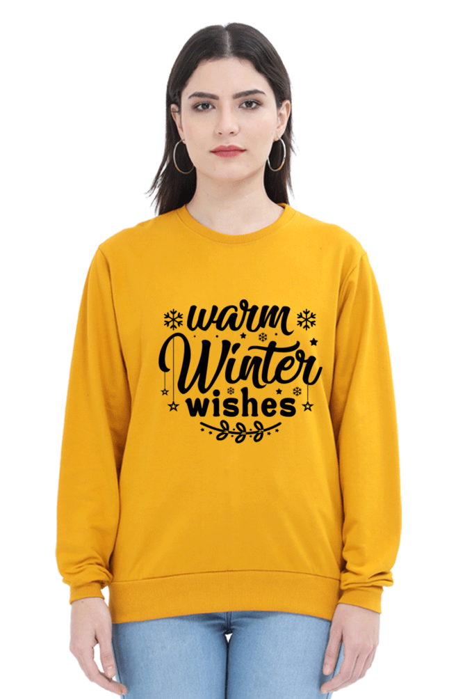 Warm Winter Wishes Lighter Shade Sweatshirt for Women