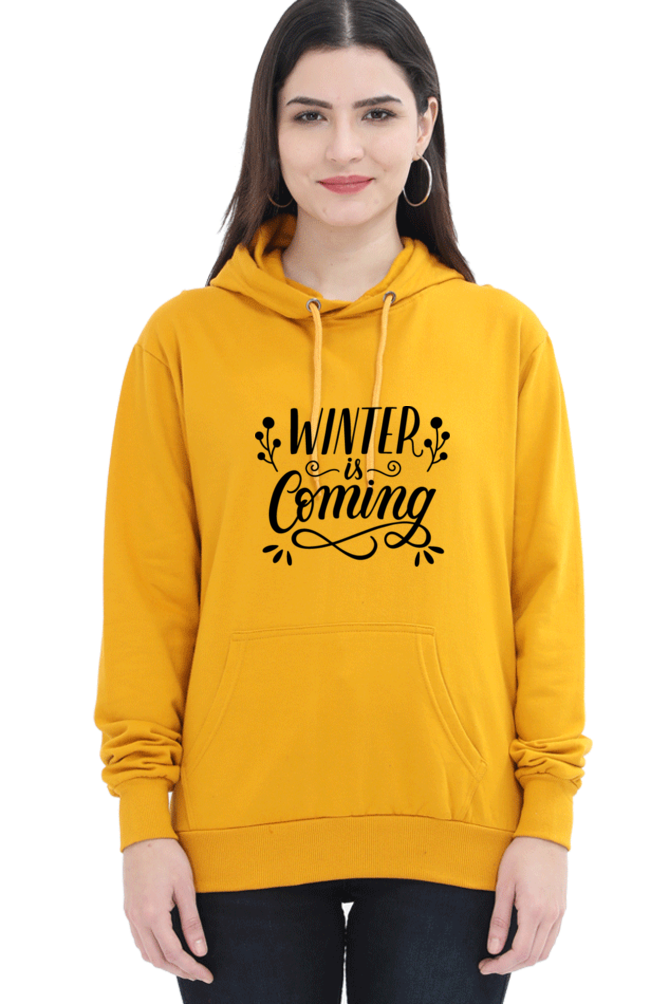Winter is Coming Lighter Shade Hoodie for Women