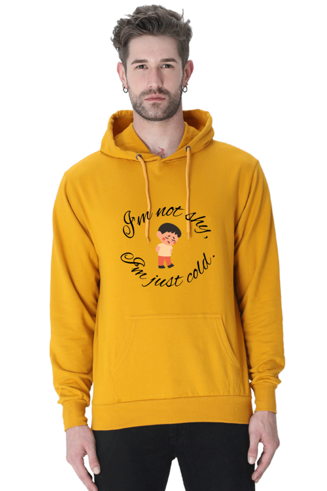 I am not shy light shade hoodie sweatshirt for men