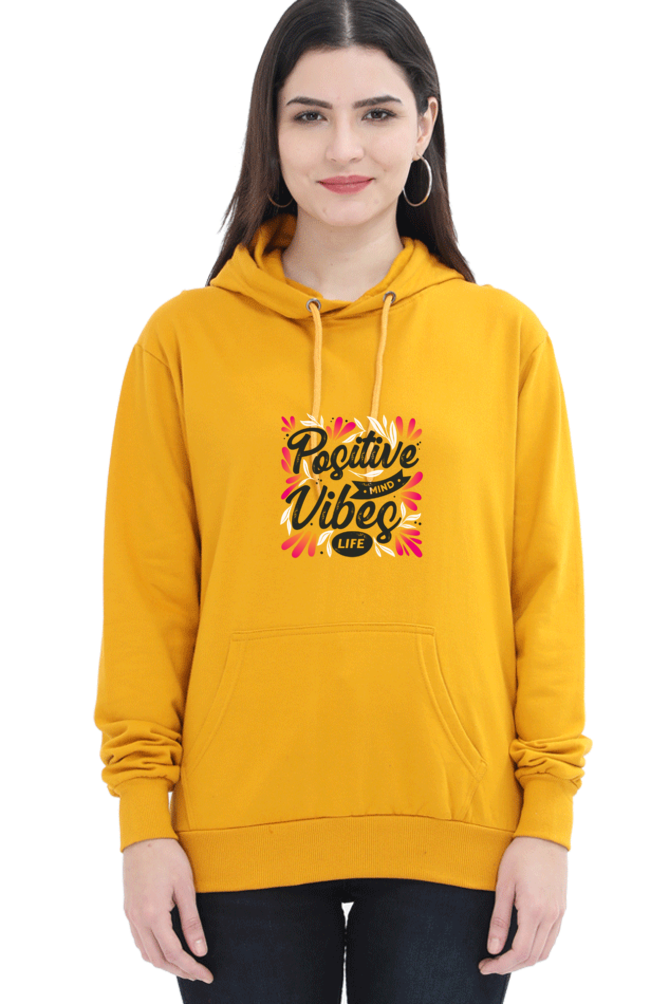 Positive Vibes Women Hoodie Sweatshirt