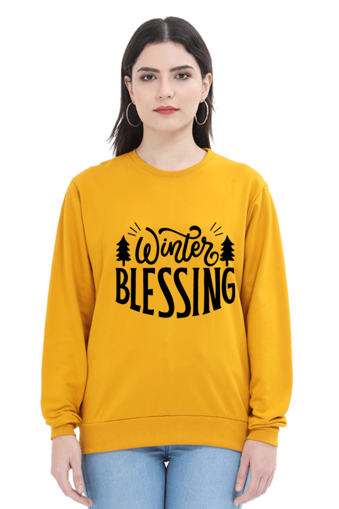 Winter Blessing Lighter Shade Sweatshirt for Women