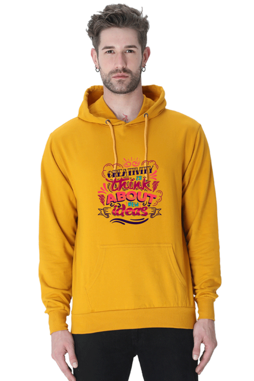 Creativity is Think New Ideas Men Hoodie Sweatshirt
