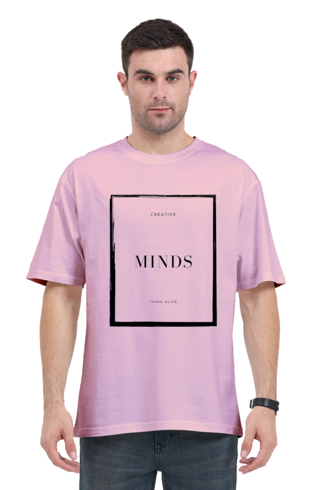 Creative Minds Think Alike Unisex Lighter Shade Round Neck T-shirt
