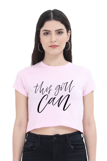 This Girl Can Women Crop Top