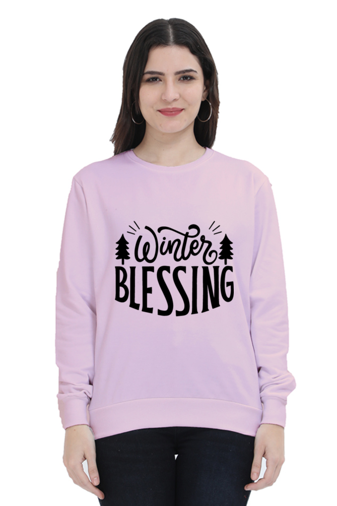 Winter Blessing Lighter Shade Sweatshirt for Women