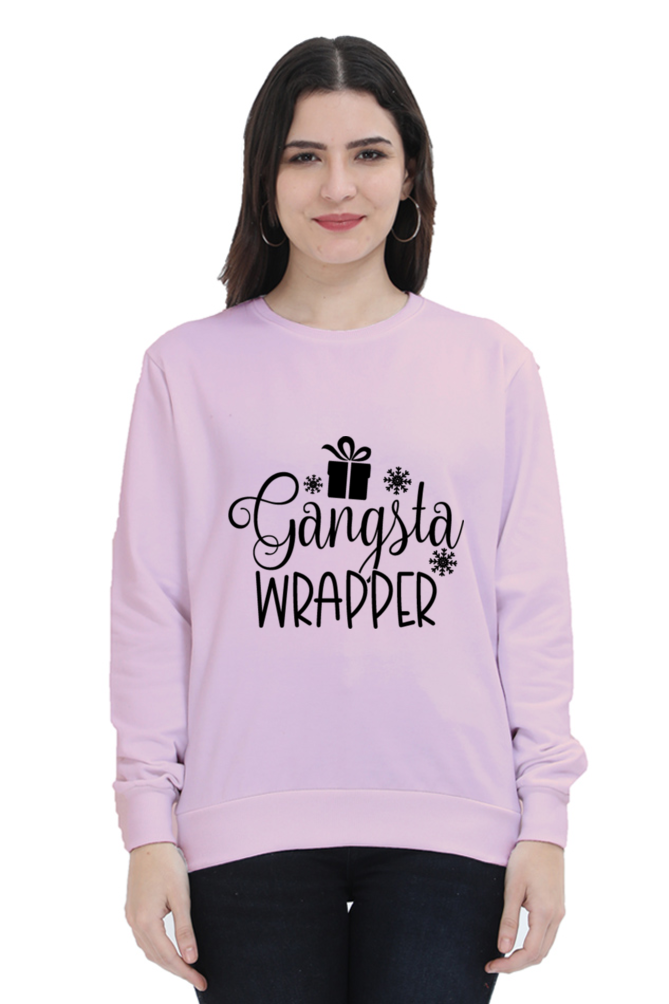 Gangsta Wrapper Lighter Shade Sweatshirt for Women