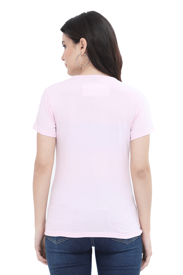 Content is King Creativity is Queen Women's Round Neck Lighter Shade T-shirt