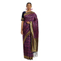 Snuggle Spot Women's Banarasi silk Saree with Blouse (Multi, 5-6mtr)