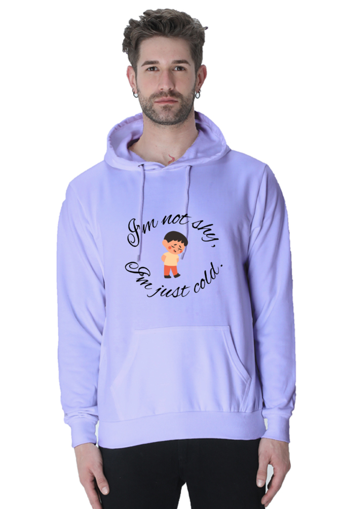 I am not shy light shade hoodie sweatshirt for men
