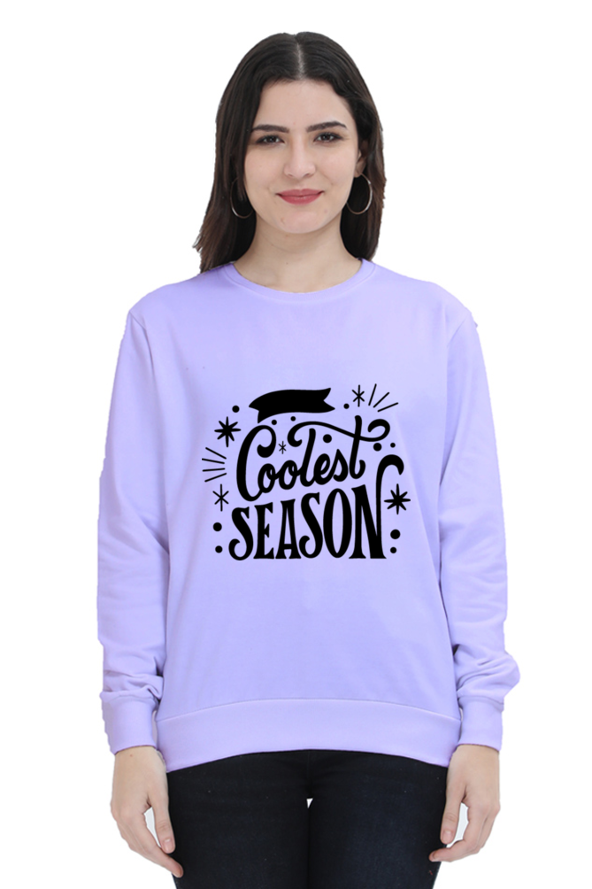Coolest Season Lighter Shade Sweatshirt for Women