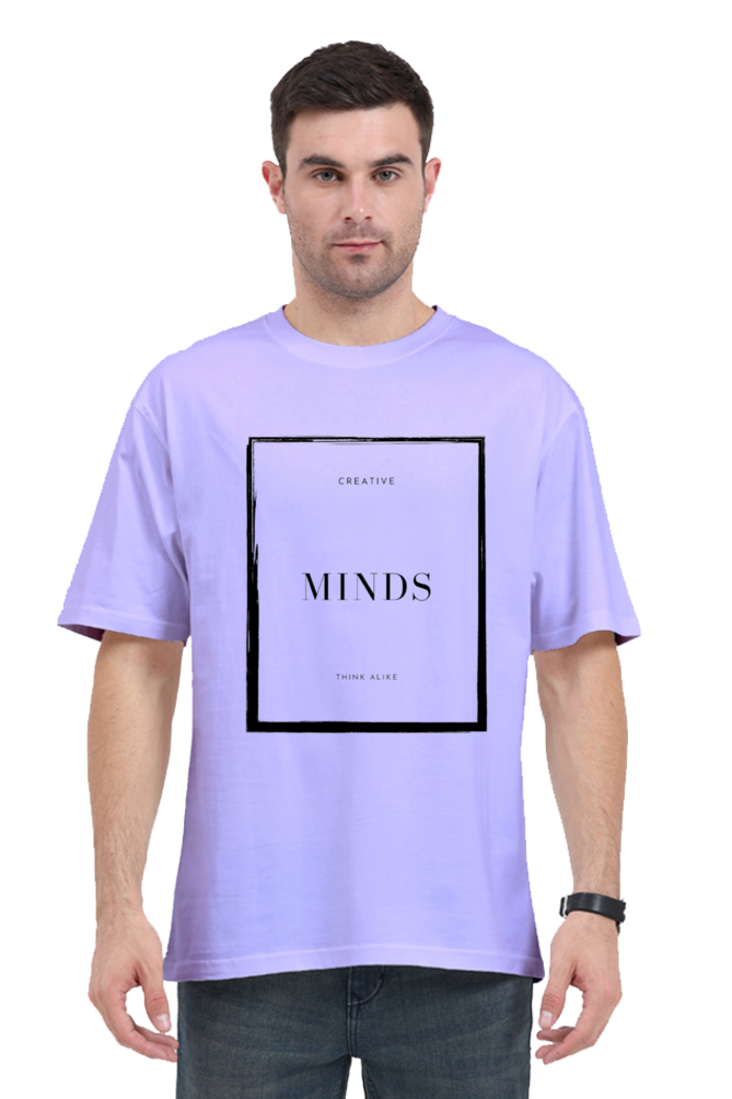Creative Minds Think Alike Unisex Lighter Shade Round Neck T-shirt