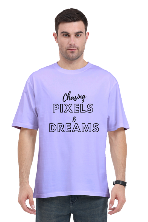 Chasing Pexels And Dreams Unisex Lighter Shade Round Neck T-shirt