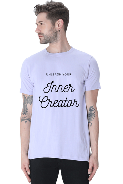 Unleash Your Inner Creator Lighter Shade Men's Round Neck T-shirt