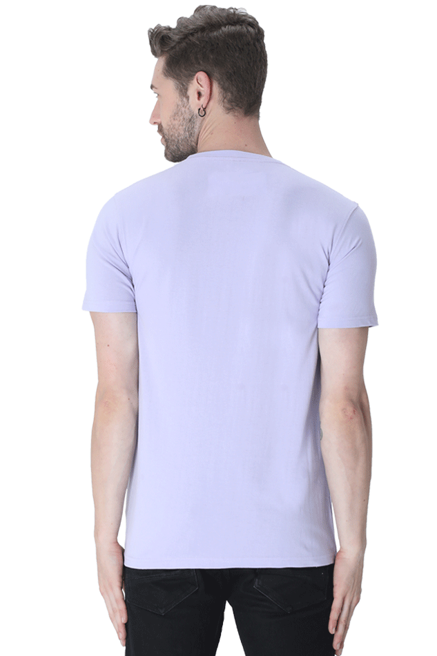 Think Outside The Box Men's Round Neck Lighter Shade T-shirt