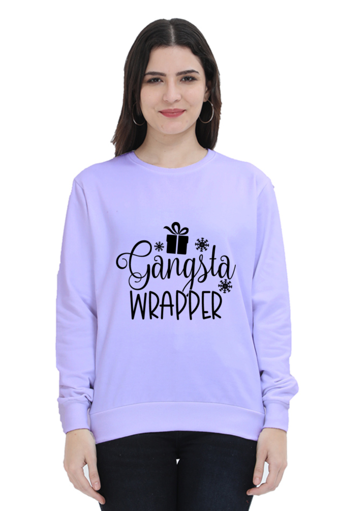 Gangsta Wrapper Lighter Shade Sweatshirt for Women