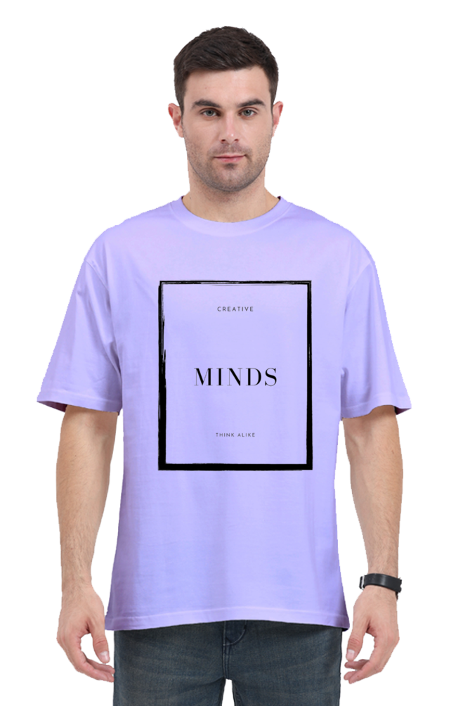 Creative Minds Think Alike Unisex Lighter Shade Round Neck T-shirt