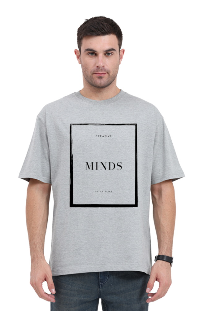 Creative Minds Think Alike Unisex Lighter Shade Round Neck T-shirt