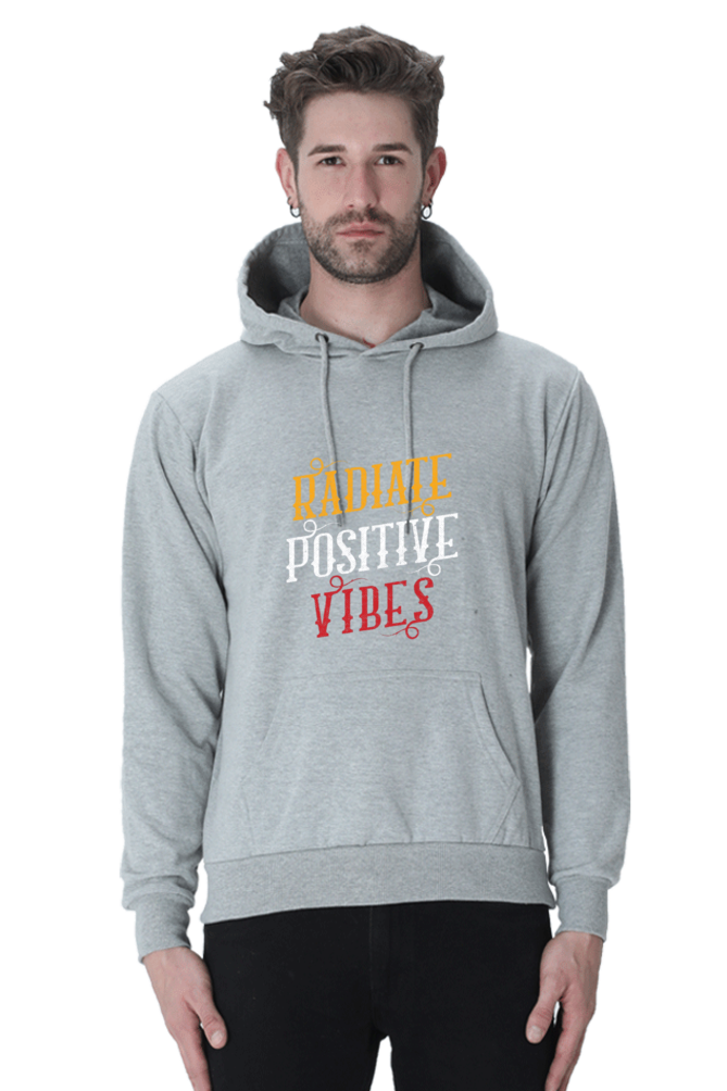 Radiate Positive Vibes Men Hoodie Sweatshirt