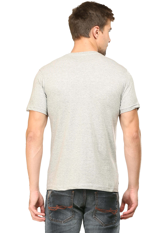 Born to Create Forced to Post Men's Round Neck Lighter Shade T-shirt