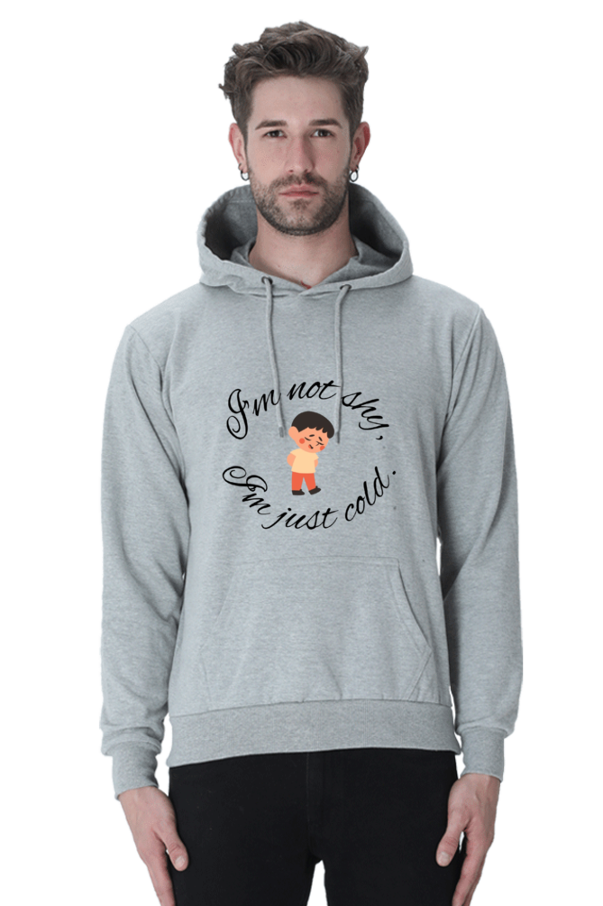 I am not shy light shade hoodie sweatshirt for men