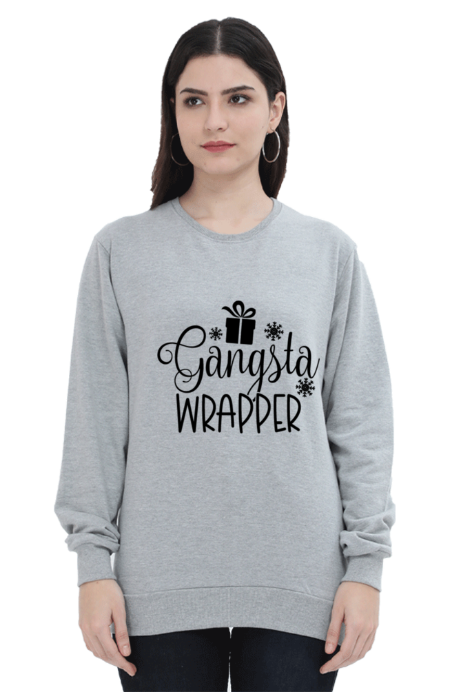 Gangsta Wrapper Lighter Shade Sweatshirt for Women