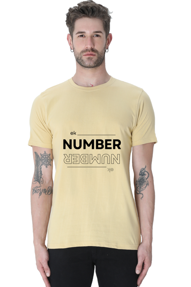 Ek Number Men's Round Neck T-Shirt