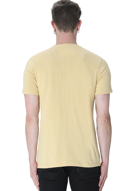 Born to Create Forced to Post Men's Round Neck Lighter Shade T-shirt