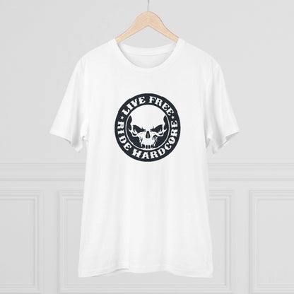 Snuggle Spot Men's PC Cotton Bike Ride Design Printed T Shirt (Color: White, Thread Count: 180GSM)