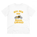 Snuggle Spot Men's PC Cotton Bike Ride Design Printed T Shirt (Color: White, Thread Count: 180GSM)