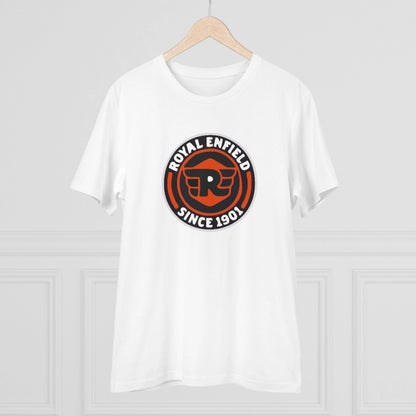 Snuggle Spot Men's PC Cotton Bike Ride Design Printed T Shirt (Color: White, Thread Count: 180GSM)