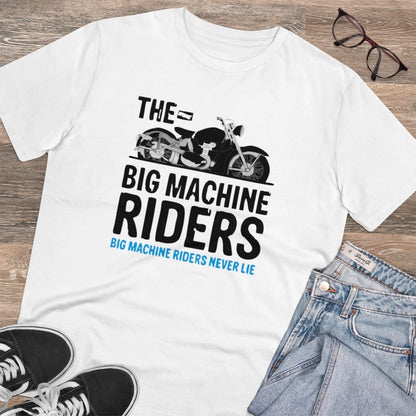 Snuggle Spot Men's PC Cotton Bike Ride Design Printed T Shirt (Color: White, Thread Count: 180GSM)