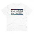 Snuggle Spot Men's PC Cotton Quotes Printed T Shirt (Color: White, Thread Count: 180GSM)