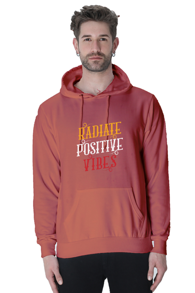 Radiate Positive Vibes Men Hoodie Sweatshirt