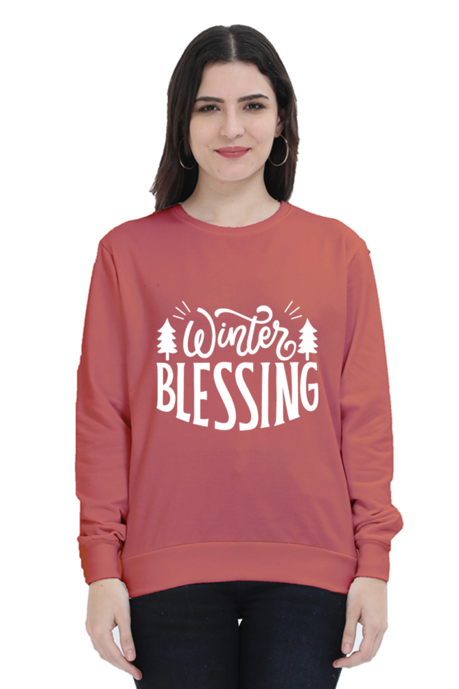 Winter Blessing Sweatshirt for Women