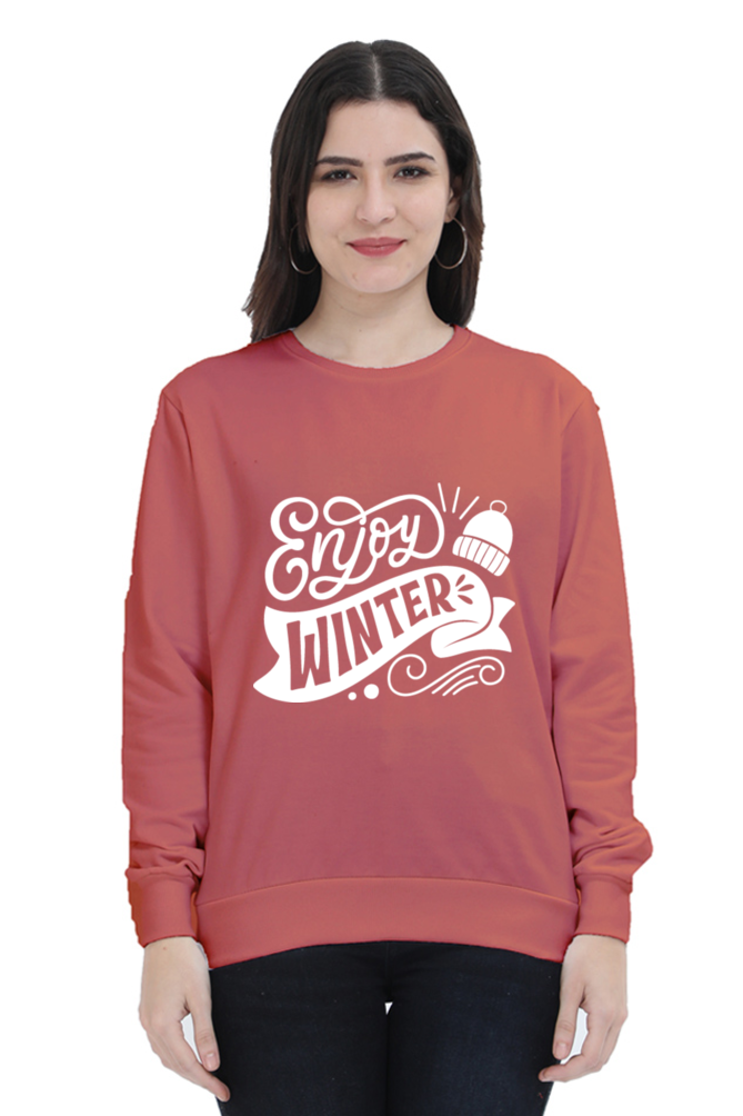 Enjoy Winter Sweatshirt for Women