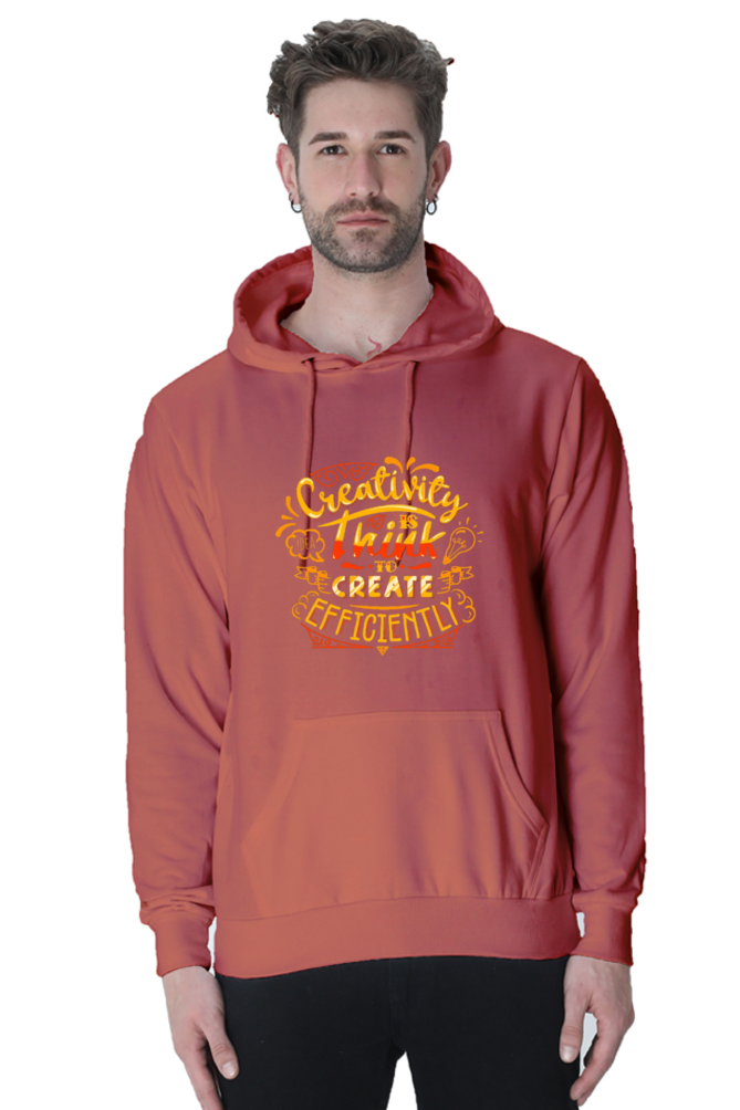 Creativity is Think to Create Efficiently Men Hoodie Sweatshirt