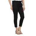 Snuggle Spot Women's Casual Solid Lycra Trouser Pant (Black)