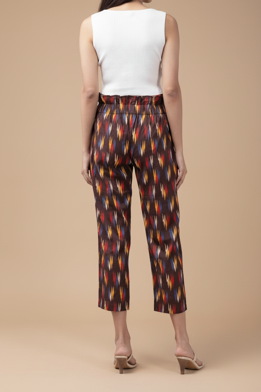 Snuggle Spot Women's Casual Printed Cotton Trouser Pant (MultiColor)