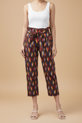 Snuggle Spot Women's Casual Printed Cotton Trouser Pant (MultiColor)