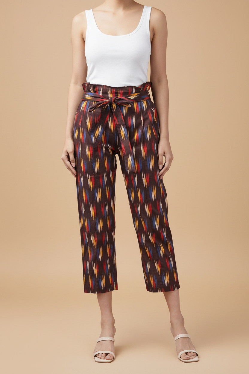 Snuggle Spot Women's Casual Printed Cotton Trouser Pant (MultiColor)